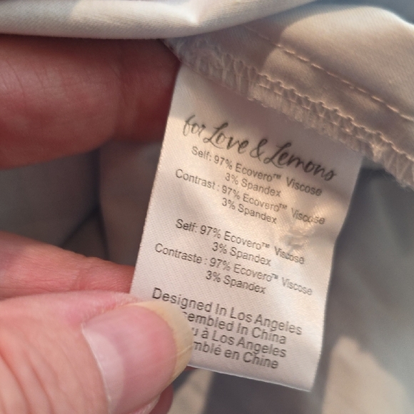 LNWT FOR LOVE AND LEMONS TAMREN BLUE STRIPE BUTTON UP SHIRT TOP SIZE M - Picture 5 of 5